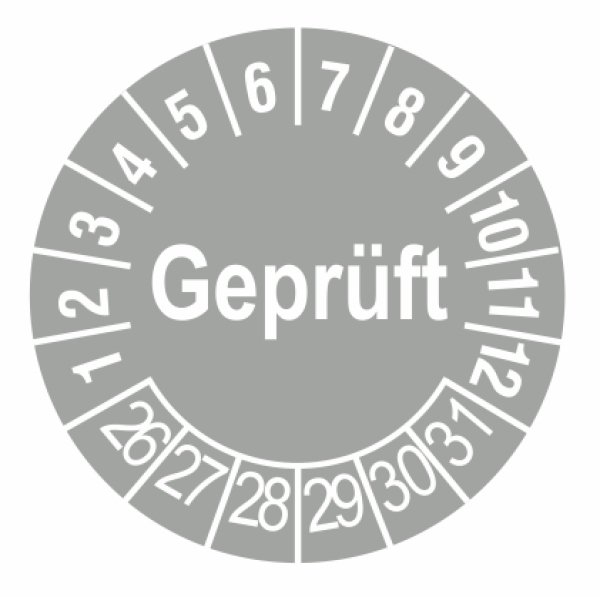 Prüfplaketten PL-815